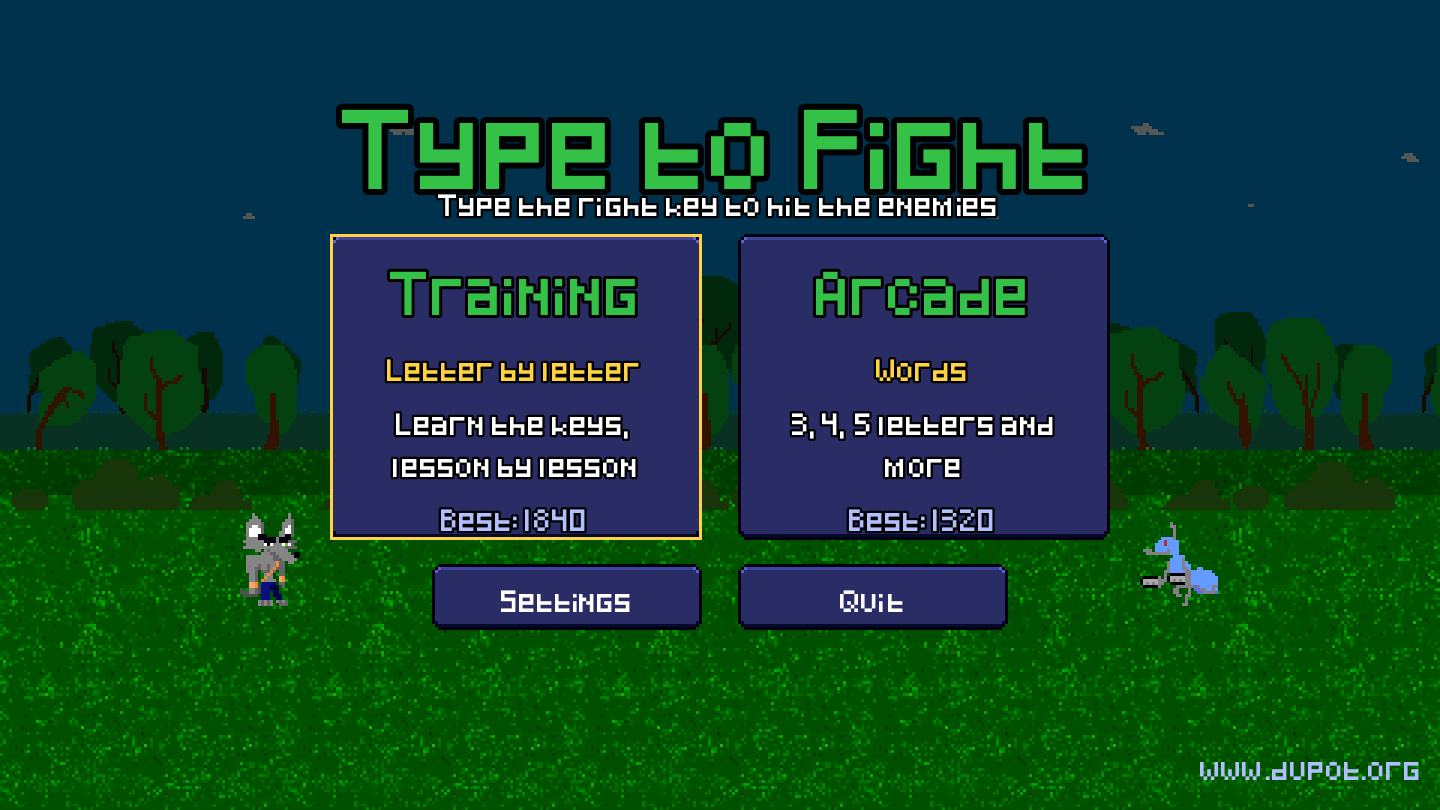Menu principal